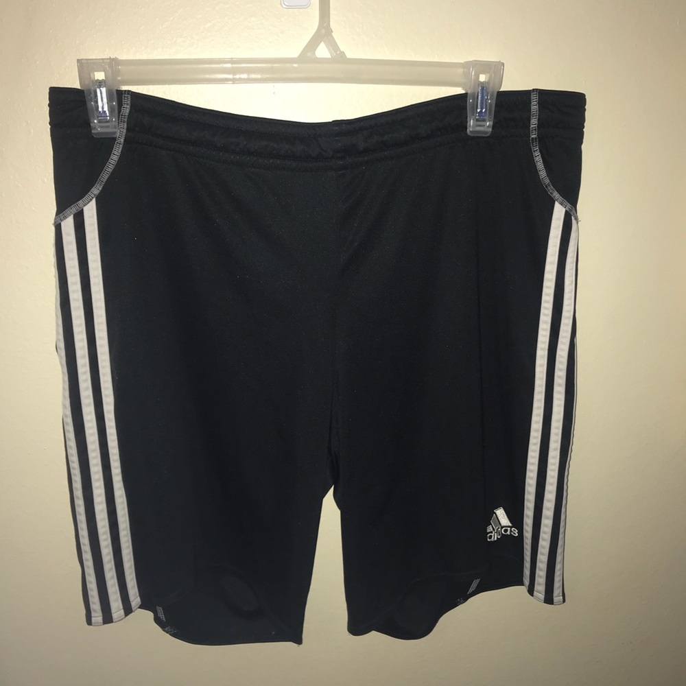 knee length adidas shorts
